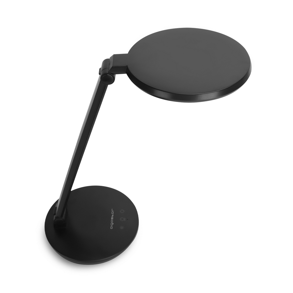 Lampada da tavolo Led Circle Nera 8W con ricarica USB Dimmerabile con  temperatura colore regolabile Aigostar 