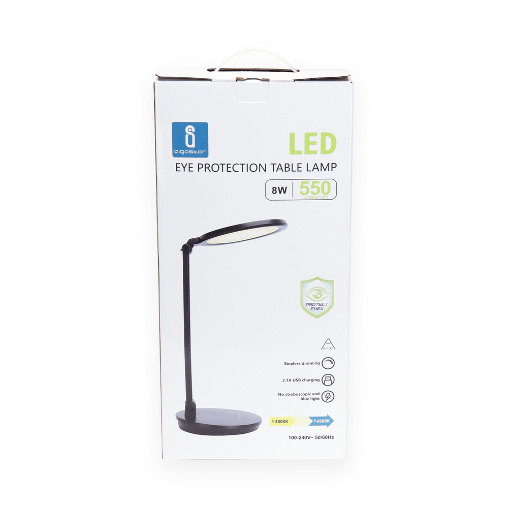 YiLaie Lampada da Lettura a LED, Lampada da Parete a LED per interni,  luminosità regolabile, sfera magnetica girevole a 360°, batteria  ricaricabile