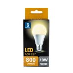 PIA, Lampadina, LED, 10W / 3000K, E27