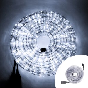 Foto principale Tubo luminoso 10 metri da esterno da 240 Led Bianco Freddo Wisdom