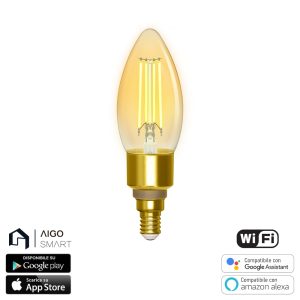 Lampadina LED Smart E14: Controllo Intelligente e Risparmio Energetico