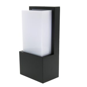 Foto principale Applique Led da parete Fit 10W Nero IP54 Bianco caldo 3000K M LEDME