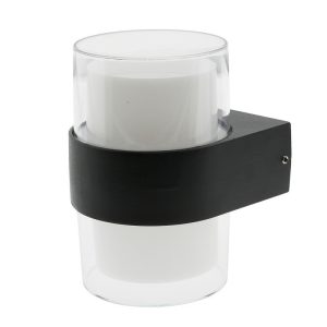 Foto principale Applique Led da parete Ian 10W Nero IP54 Bianco caldo 3000K M LEDME