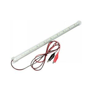 Foto principale Barra Led per auto e camper 12V 9W 30cm con morsetti IP20 Bianco Freddo 6500K Wisdom