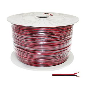 Foto principale Cavo elettrico 2 x 0,5 mm2 5A matassa 500mt rosso e nero per strisce Led monocolore M LEDME
