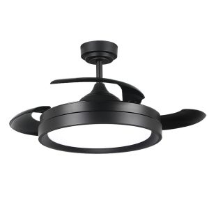 Foto principale Lampadario Ventilatore da soffitto Black II Yeray 36W illuminazione Led regolabile con telecomando M LEDME