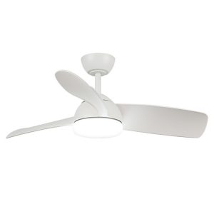 Foto principale Lampadario Ventilatore da soffitto White Face 24W illuminazione Led regolabile con telecomando M LEDME