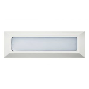 Foto principale Segnapasso Led Bianco 5W da incasso a parete Rettangolare IP54 Bianco caldo 3000K M LEDME