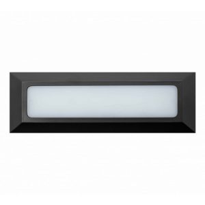 Foto principale Segnapasso Led Nero 5W da incasso a parete Rettangolare IP54 Bianco neutro 4000K M LEDME