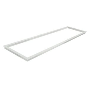 Foto principale Supporto di fissaggio ad incasso per Pannello Led Rettangolare 120x30cm Cornice bianca M LEDME