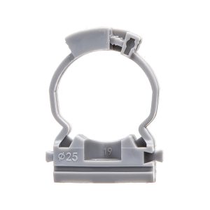 Foto principale Clips fissatubo a collare per Tubo 25mm grigio 10pz Aigostar