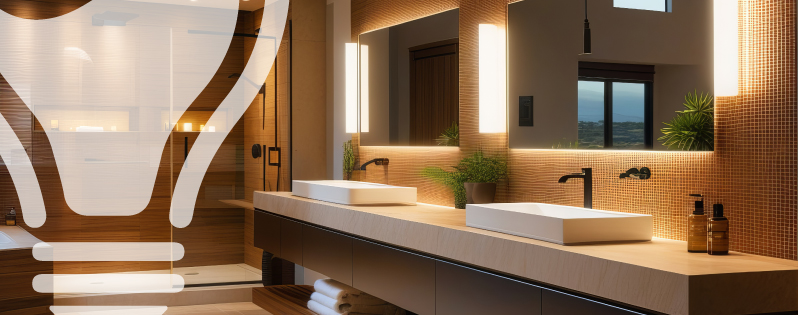 Come abbellire un bagno con l’illuminazione: idee e consigli