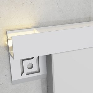 Foto principale Profilo Led per piastrelle Def per strisce Led 12-24V da incasso 2 metri in alluminio M LEDME