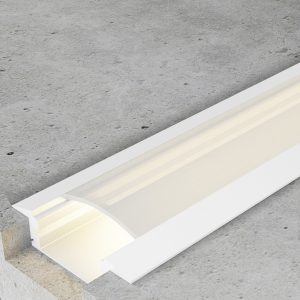 Foto principale Profilo Led piatto U Sub Bianco laccato per strisce Led 12-24V da incasso 2 metri in alluminio M LEDME