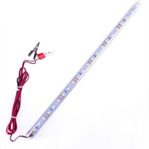 Foto principale Barra Led per auto e camper 12V 11W 90cm con morsetti IP20 Bianco Freddo 6000K Wisdom