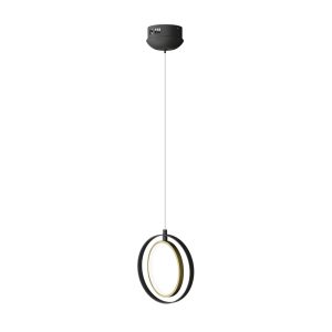 Foto principale Lampadario da soffitto Hole Nero 15W Bianco freddo 6500K Aigostar