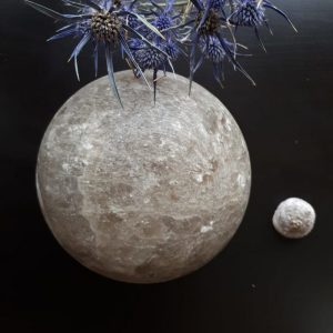 Foto principale Lampada di Sale Himalayano Grigio naturale a forma di Sfera 3-4Kg