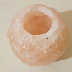 Foto principale Portacandela di Sale Himalayano Rosa naturale a forma di Sfera grezza 750gr