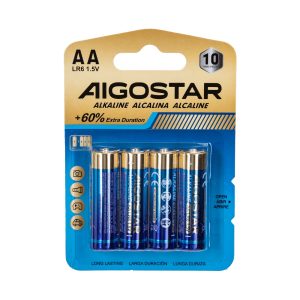 Foto principale Batteria Aigostar 1,5V AA Stilo Alcalina confezione da 4 pile