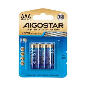 Foto principale Batteria Aigostar 1,5V AAA Ministilo Alcalina confezione da 4 pile