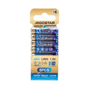 Foto principale Batteria Aigostar 1,5V AAA Ministilo Alcalina confezione da 8 pile