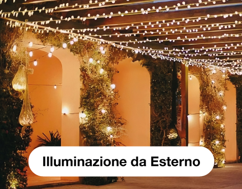 Illuminazione esterni