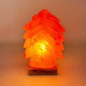 Foto principale Lampada di Sale Himalayano Rosa naturale a forma di Albero di Natale 3-4Kg