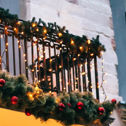 Luci di Natale per balconi e terrazzi