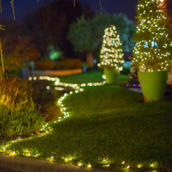 Luci di Natale per giardino