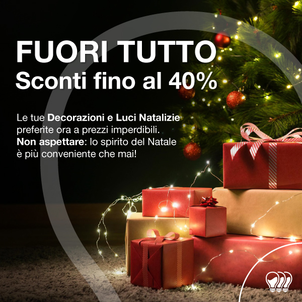 Fuori Tutto Natale fino al 40% di sconto mobile