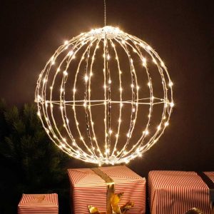 Foto principale Sfera luminosa 3D 30cm 120 Led Bianco Caldo Wisdom