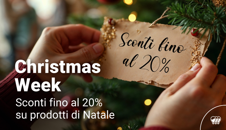 Christmas Week: fino al 20% di sconto