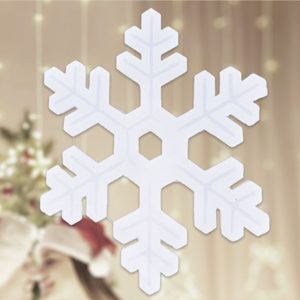 Foto principale Stickers Gel Fiocco di neve grande adesivo di Natale per finestre Wisdom